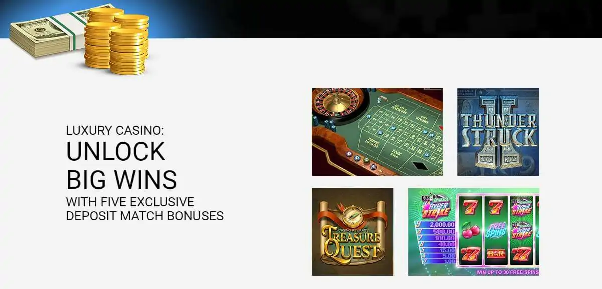 Luxury Casino Welcome Bonus