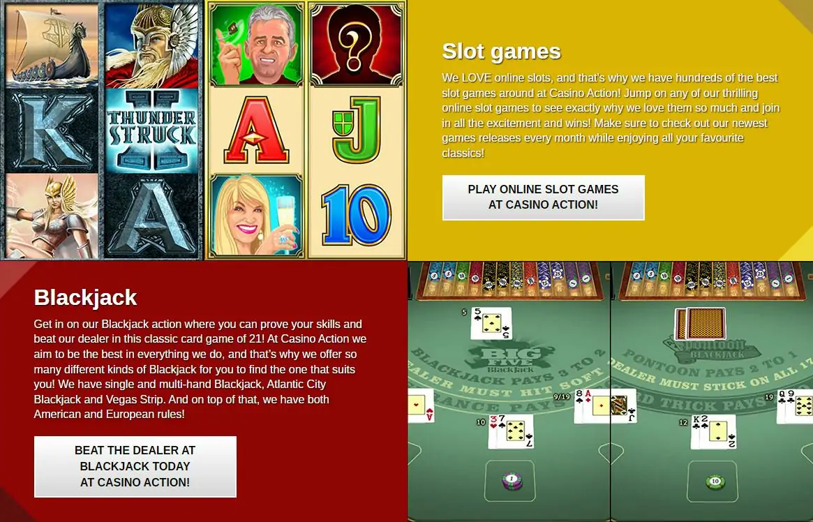 casino action games
