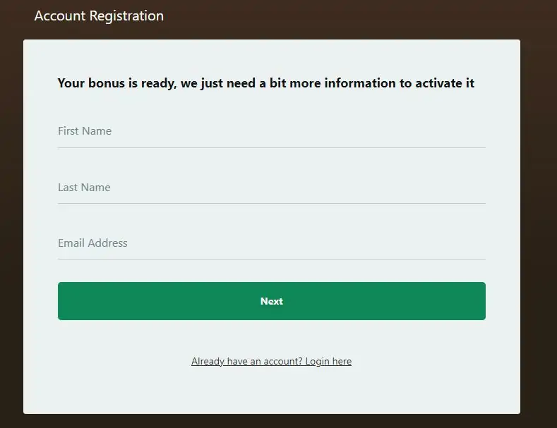 step 3 - Fill Out the Registration Form with Your Details